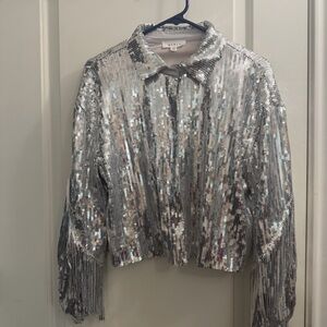 Silver Sequin Jacket